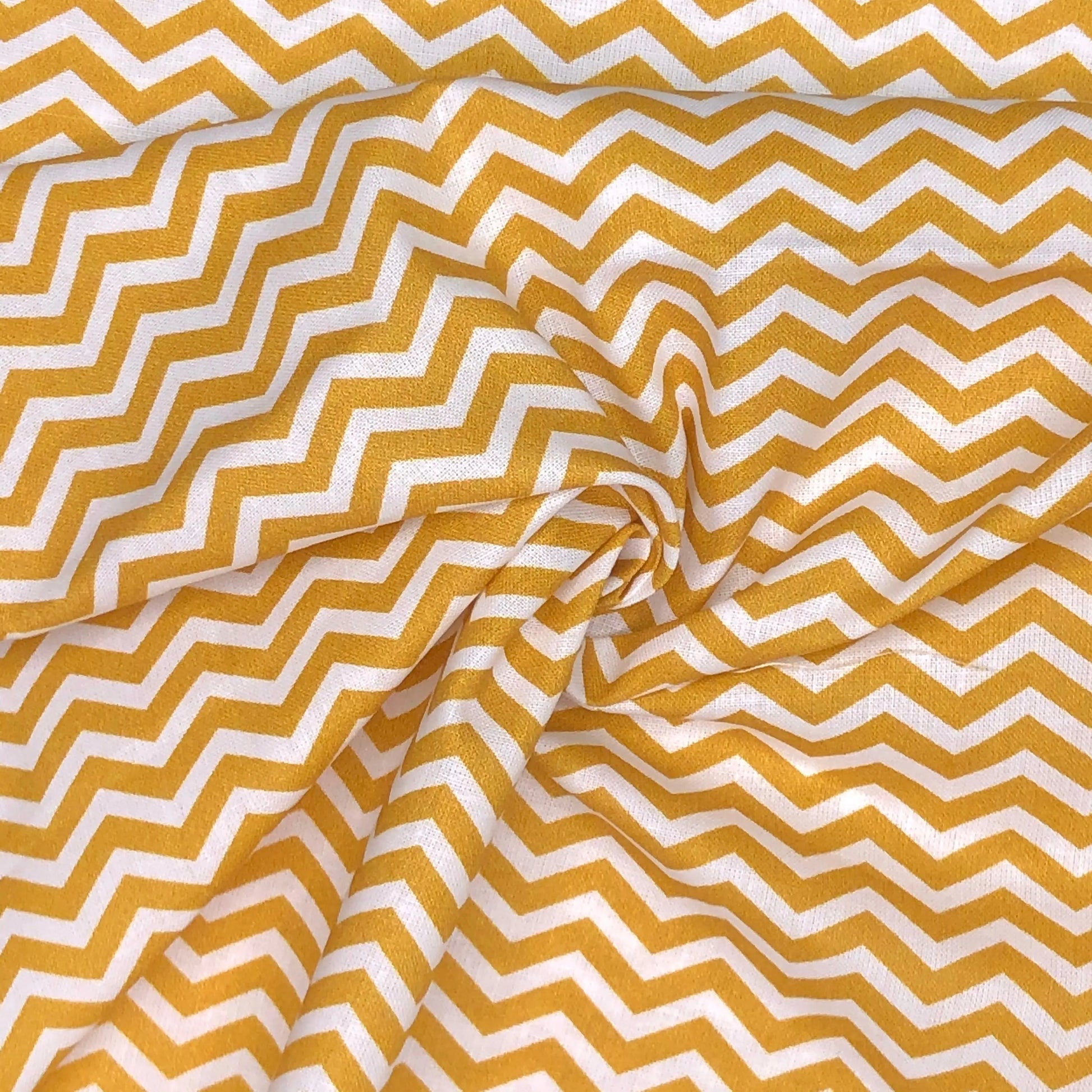 Chevron Digital Printed 100% Cotton Fabric | 150gsm 55" (140cm) Wide | OEKO-TEX® Standard 100 Certified – Sold by the Metre