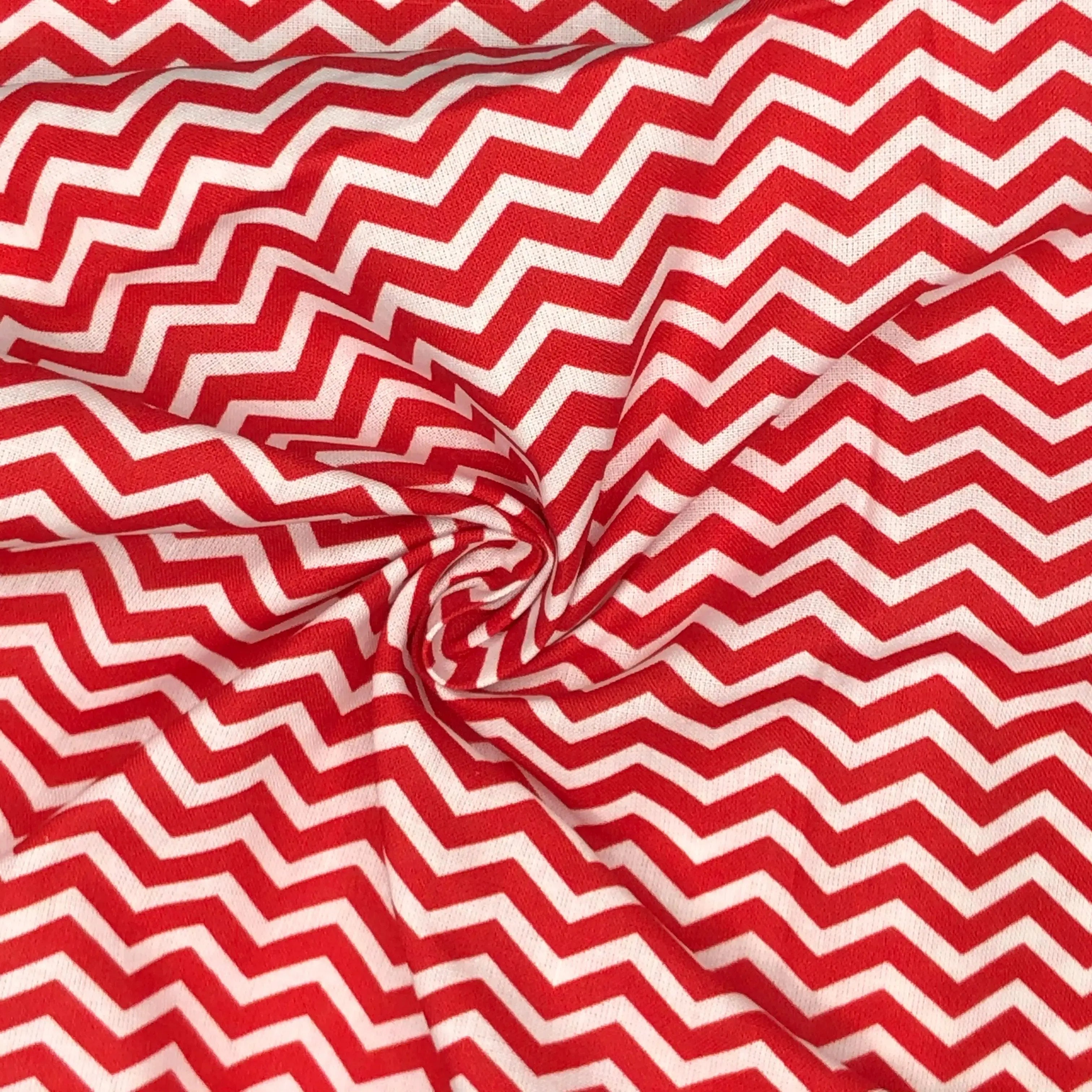 Chevron Digital Printed 100% Cotton Fabric | 150gsm 55