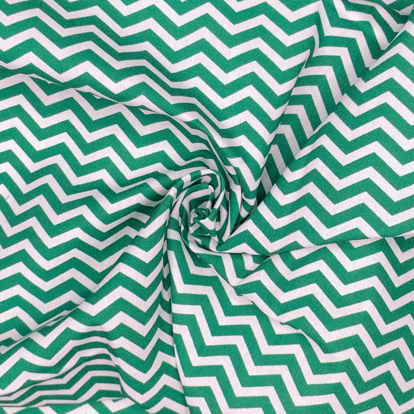 Chevron Digital Printed 100% Cotton Fabric | 150gsm 55" (140cm) Wide | OEKO-TEX® Standard 100 Certified – Sold by the Metre