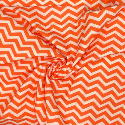 Chevron Digital Printed 100% Cotton Fabric | 150gsm 55" (140cm) Wide | OEKO-TEX® Standard 100 Certified – Sold by the Metre