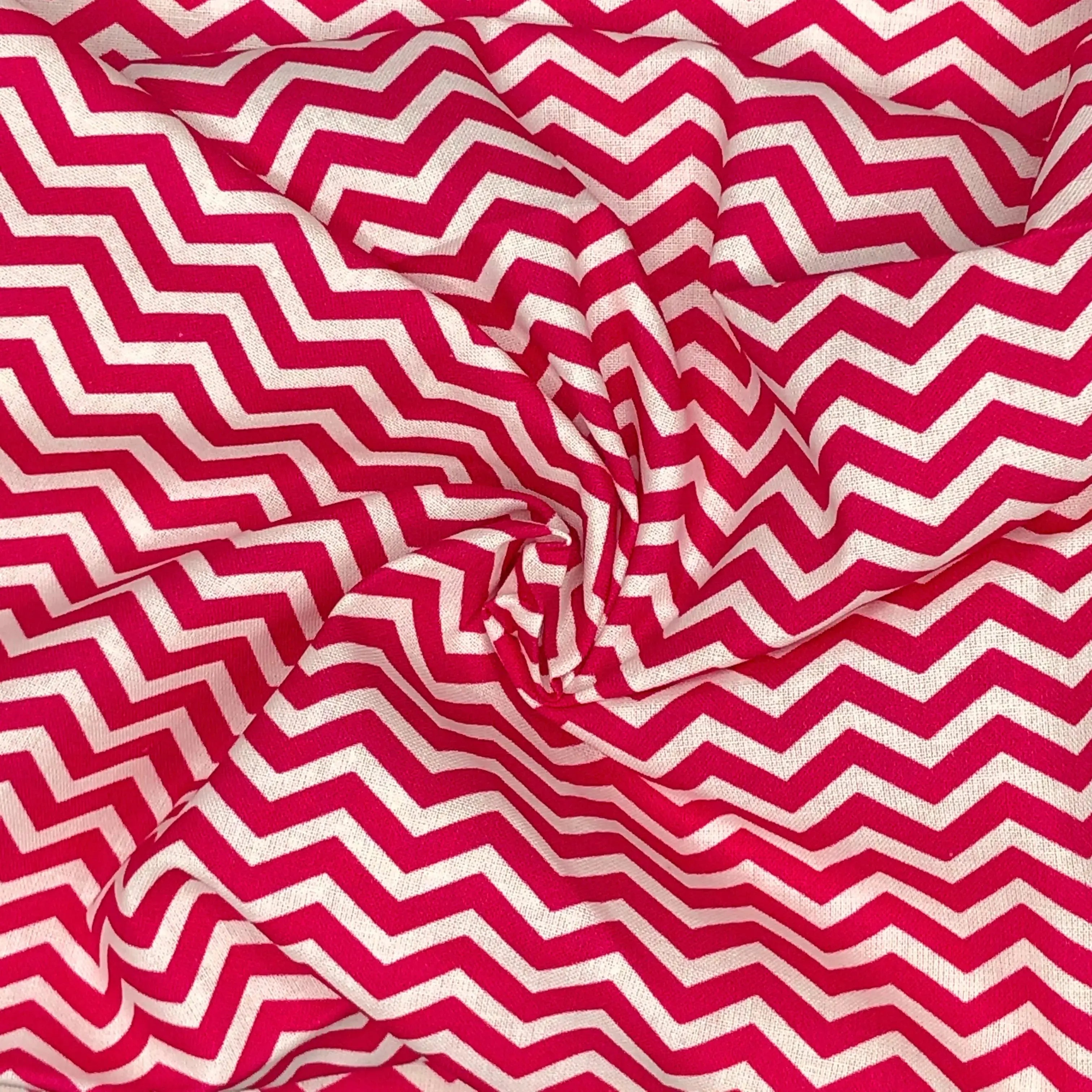 Chevron Digital Printed 100% Cotton Fabric | 150gsm 55