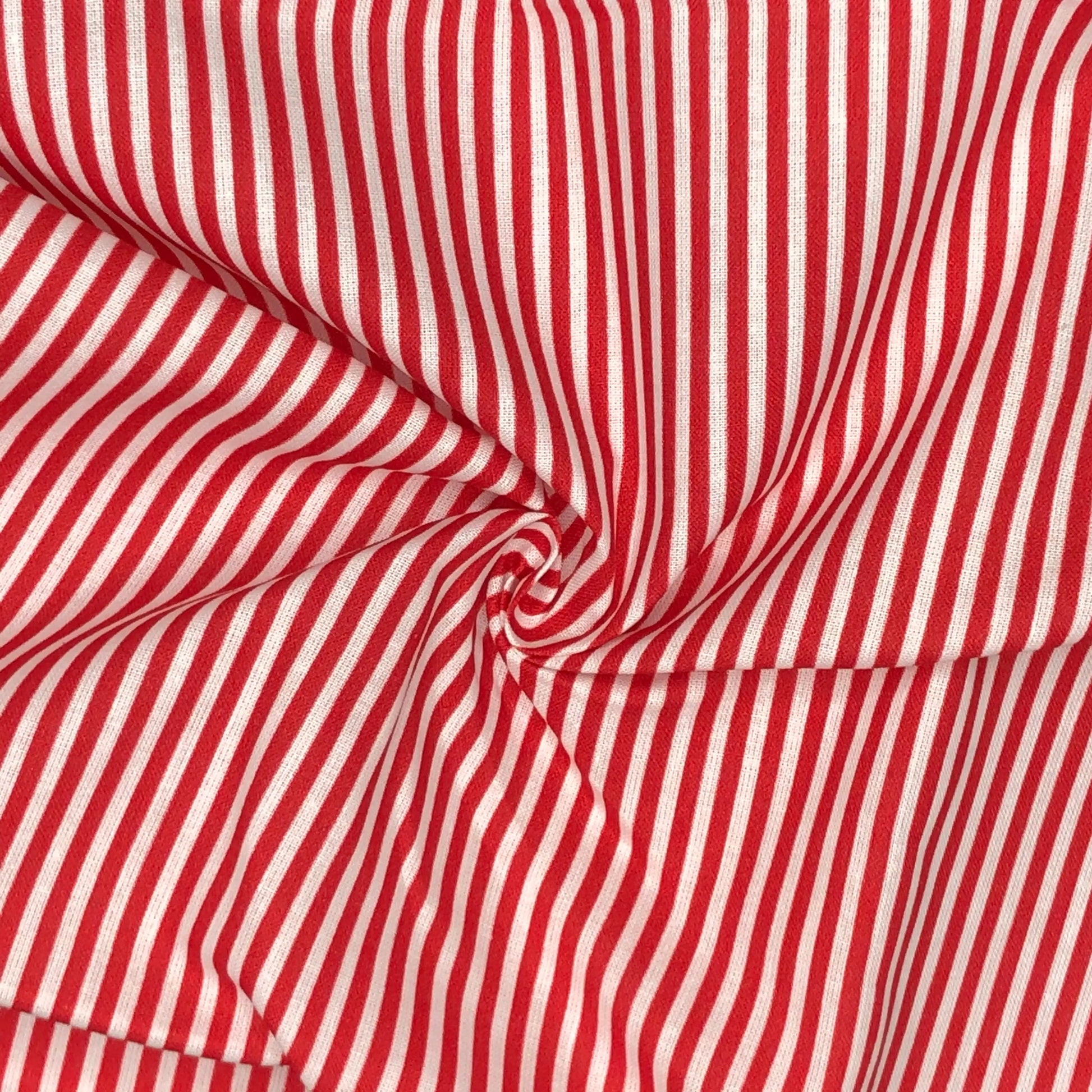 Candy Stripe Digital Printed 100% Cotton Fabric | 150gsm 55" (140cm) Wide | OEKO-TEX® Standard 100 Certified – Sold by the Metre