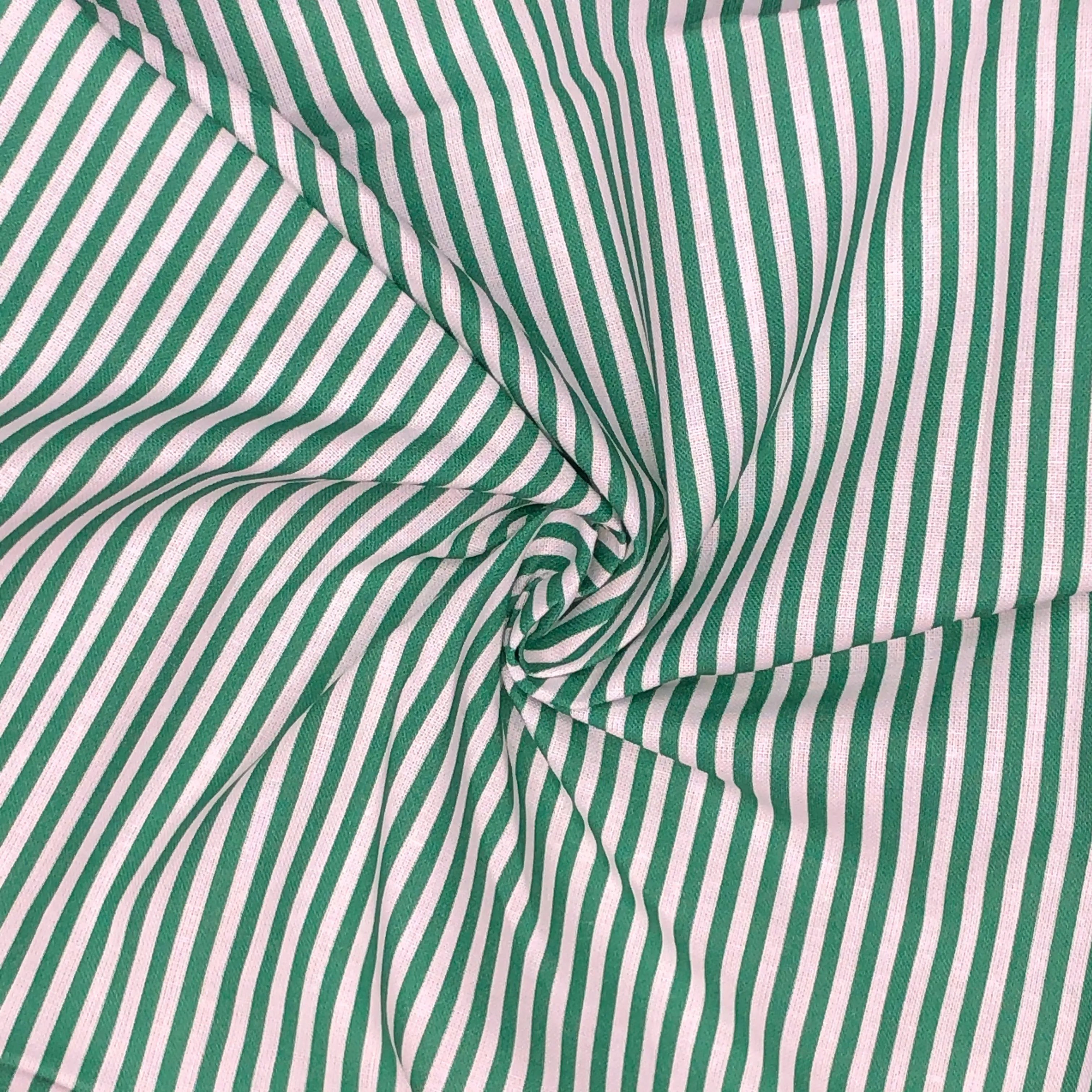 Candy Stripe Digital Printed 100% Cotton Fabric | 150gsm 55