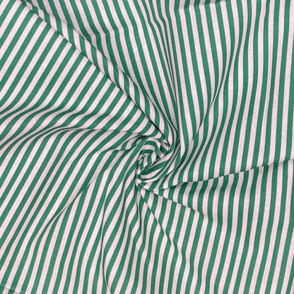 Candy Stripe Digital Printed 100% Cotton Fabric | 150gsm 55" (140cm) Wide | OEKO-TEX® Standard 100 Certified – Sold by the Metre