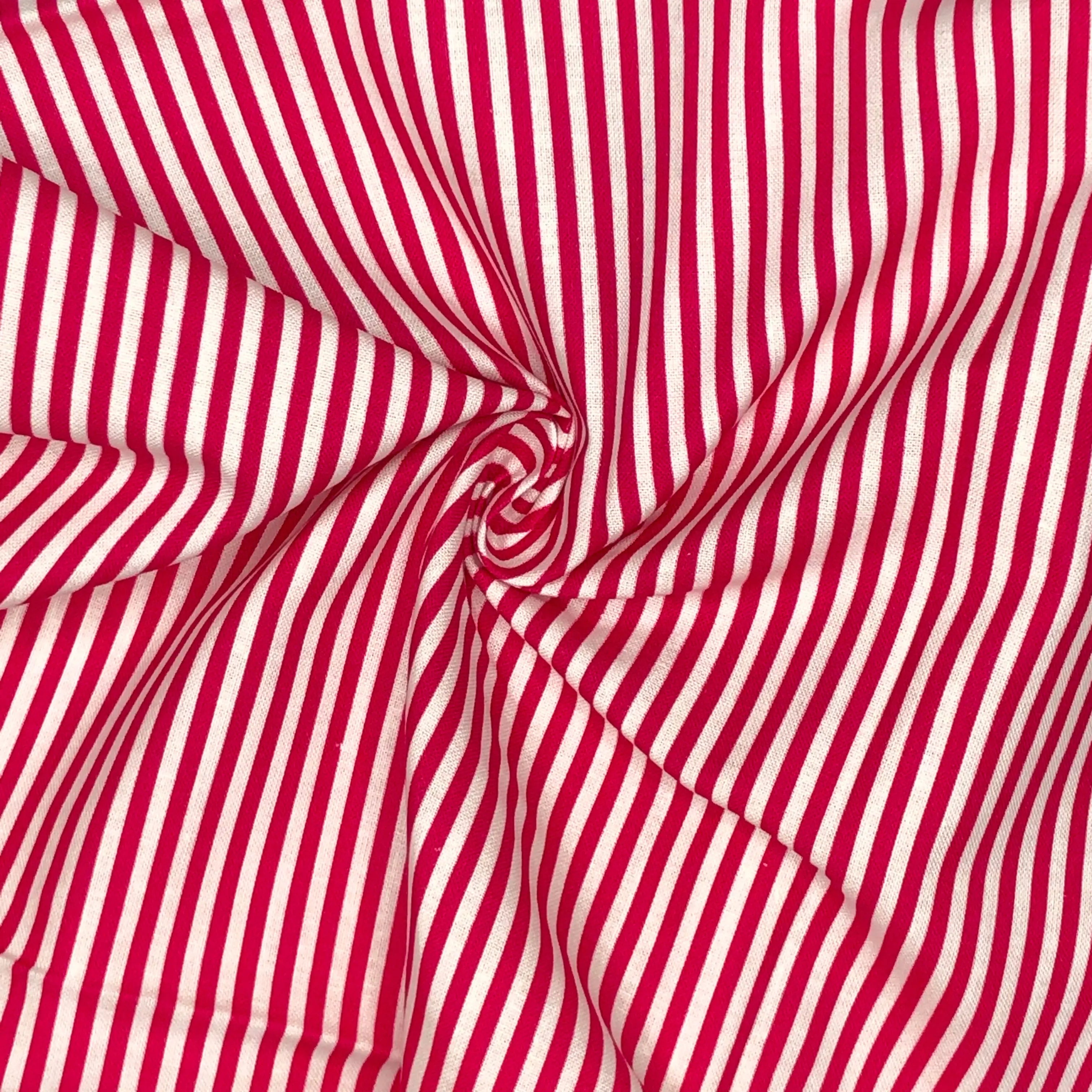 Candy Stripe Digital Printed 100% Cotton Fabric | 150gsm 55