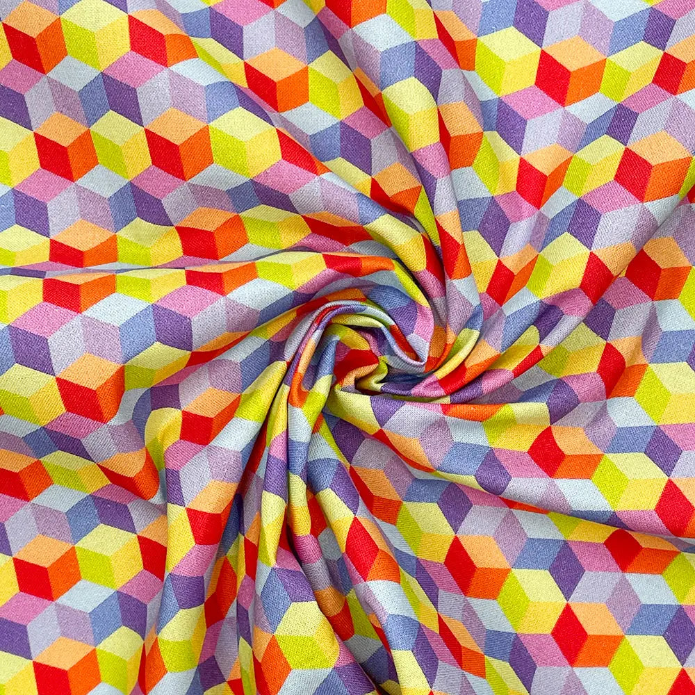 Digital Printed 100% Cotton Fabric | 150gsm 55" (140cm) Wide OEKO-TEX® Standard 100 Certified – Sold by the Meter