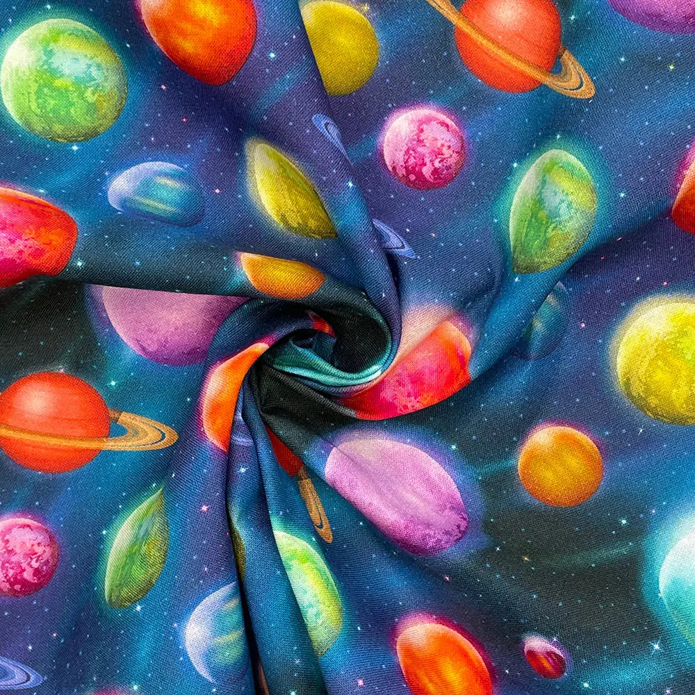 Digital Printed 100% Cotton Fabric | 150gsm 55" (140cm) Wide OEKO-TEX® Standard 100 Certified – Sold by the Meter