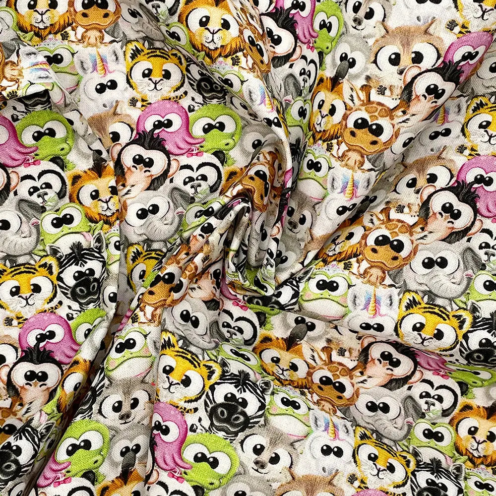 Digital Printed 100% Cotton Fabric | 150gsm 55" (140cm) Wide OEKO-TEX® Standard 100 Certified – Sold by the Meter