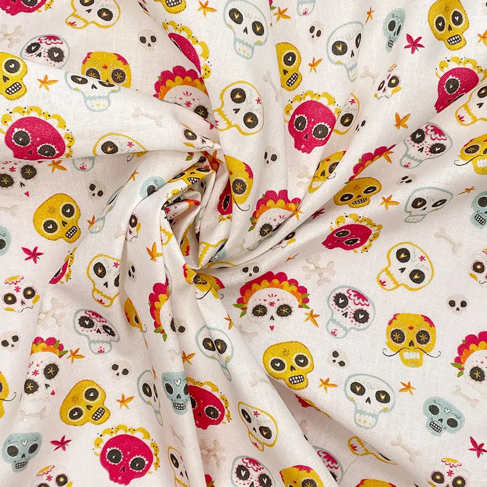 Spooky Digital Printed 100% Cotton Fabric | Halloween & Gothic Designs 150gsm 55