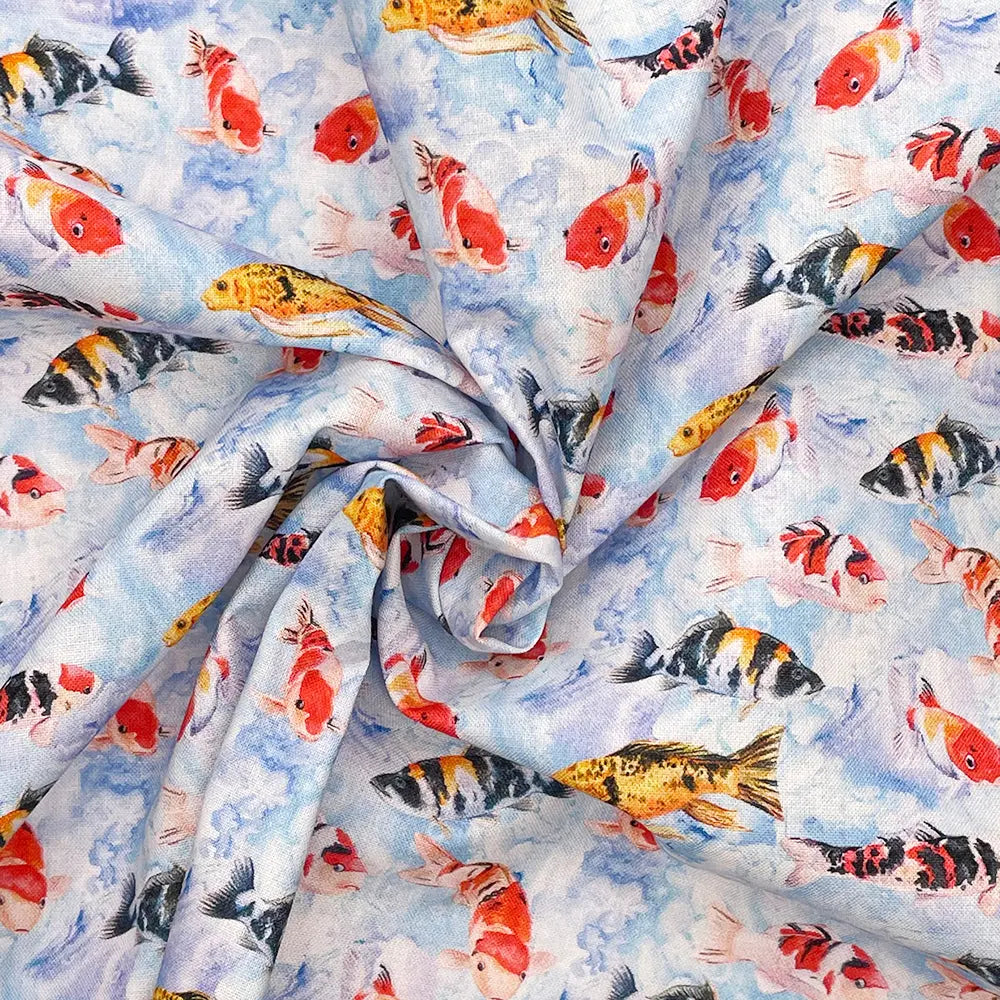 Digital Printed 100% Cotton Fabric | 150gsm 55" (140cm) Wide OEKO-TEX® Standard 100 Certified – Sold by the Meter