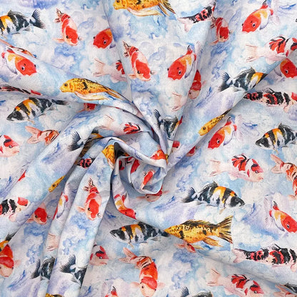 Digital Printed 100% Cotton Fabric | 150gsm 55" (140cm) Wide OEKO-TEX® Standard 100 Certified – Sold by the Meter