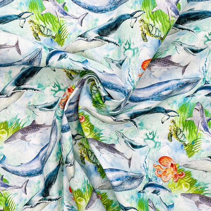 Digital Printed 100% Cotton Fabric | 150gsm 55" (140cm) Wide OEKO-TEX® Standard 100 Certified – Sold by the Meter