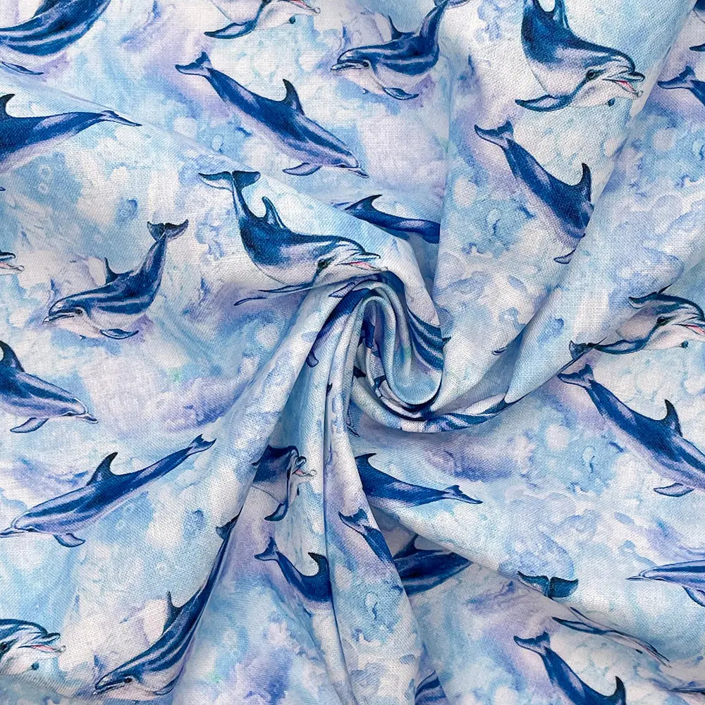 Digital Printed 100% Cotton Fabric | 150gsm 55" (140cm) Wide OEKO-TEX® Standard 100 Certified – Sold by the Meter