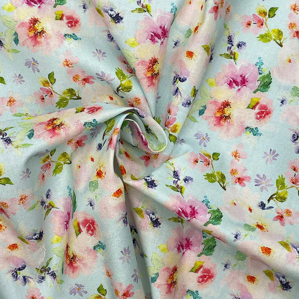 Digital Printed 100% Cotton Fabric | 150gsm 55" (140cm) Wide OEKO-TEX® Standard 100 Certified – Sold by the Meter