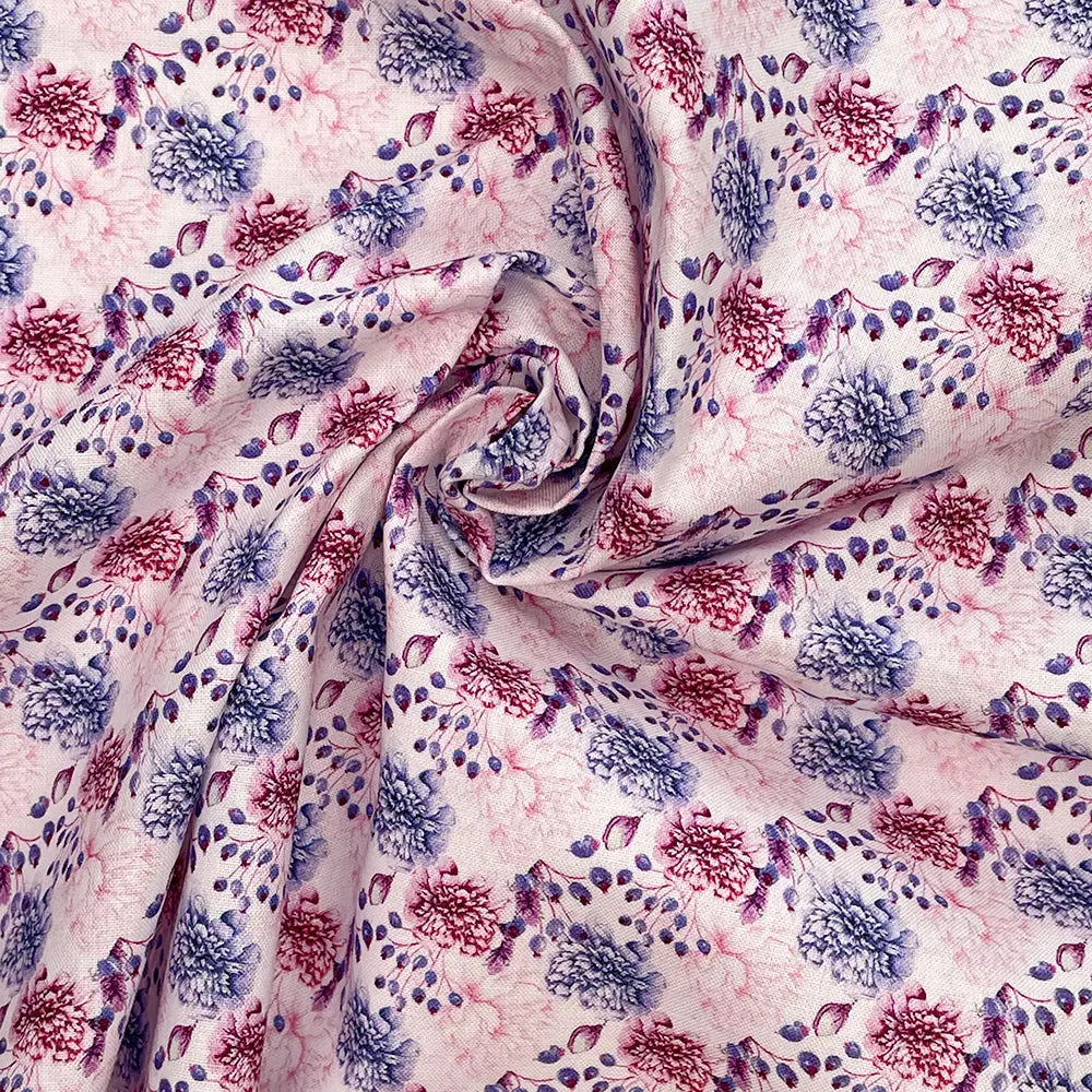 Digital Printed 100% Cotton Fabric | 150gsm 55" (140cm) Wide OEKO-TEX® Standard 100 Certified – Sold by the Meter