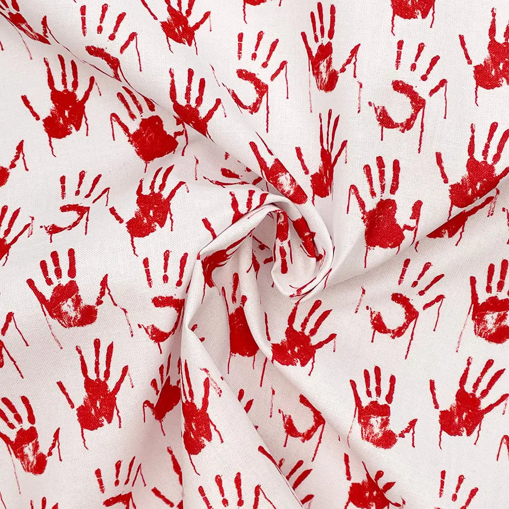 Spooky Digital Printed 100% Cotton Fabric | Halloween & Gothic Designs 150gsm 55