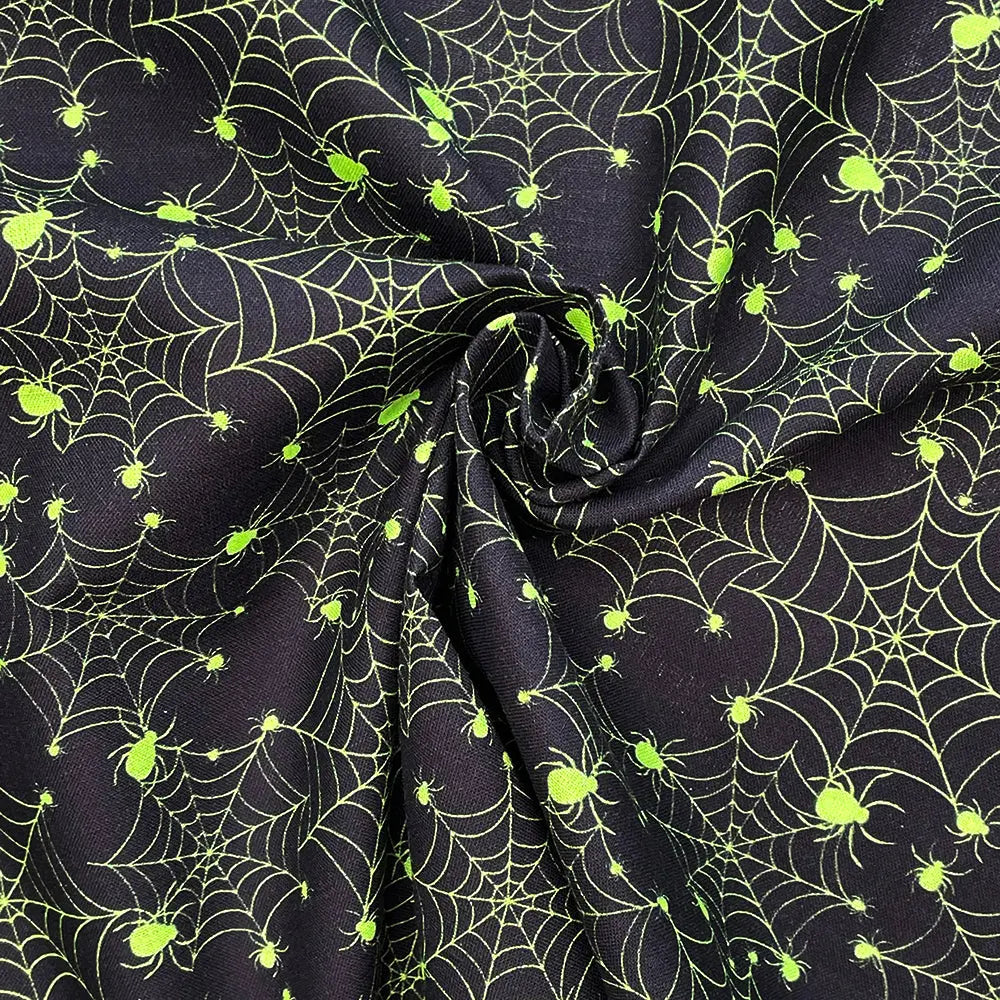 Spooky Digital Printed 100% Cotton Fabric | Halloween & Gothic Designs 150gsm 55