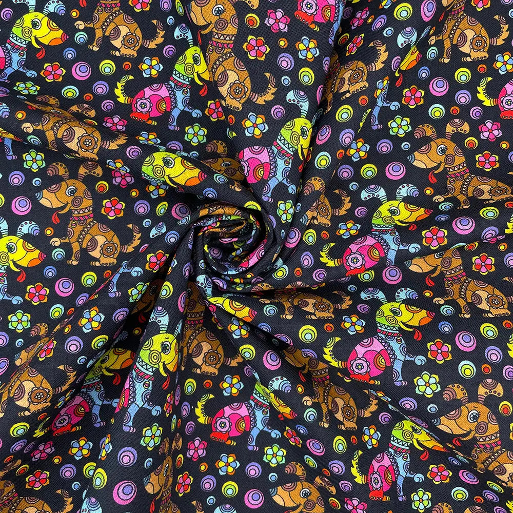 Digital Printed 100% Cotton Fabric | 150gsm 55" (140cm) Wide OEKO-TEX® Standard 100 Certified – Sold by the Meter