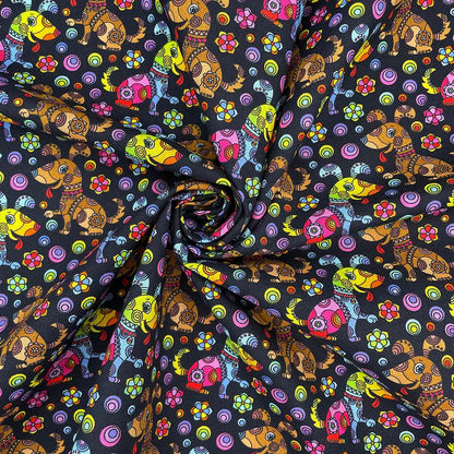 Digital Printed 100% Cotton Fabric | 150gsm 55" (140cm) Wide OEKO-TEX® Standard 100 Certified – Sold by the Meter