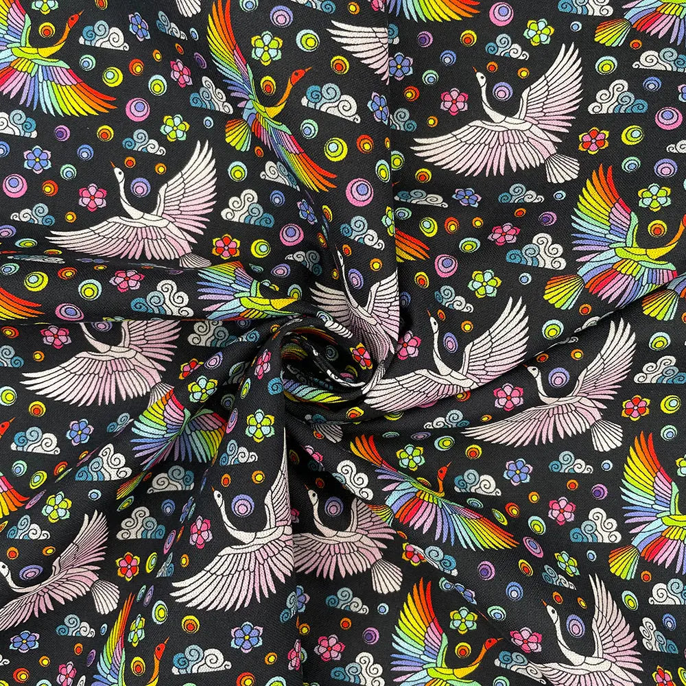 Digital Printed 100% Cotton Fabric | 150gsm 55" (140cm) Wide OEKO-TEX® Standard 100 Certified – Sold by the Meter