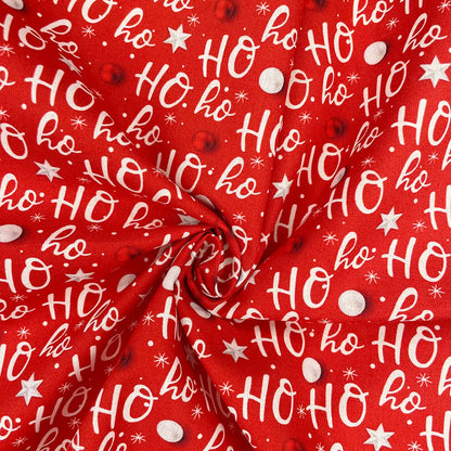 Christmas Digital Printed 100% Cotton Fabric | Festive Holiday Designs 150gsm 55" (140cm) Wide – Sold by the Meter
