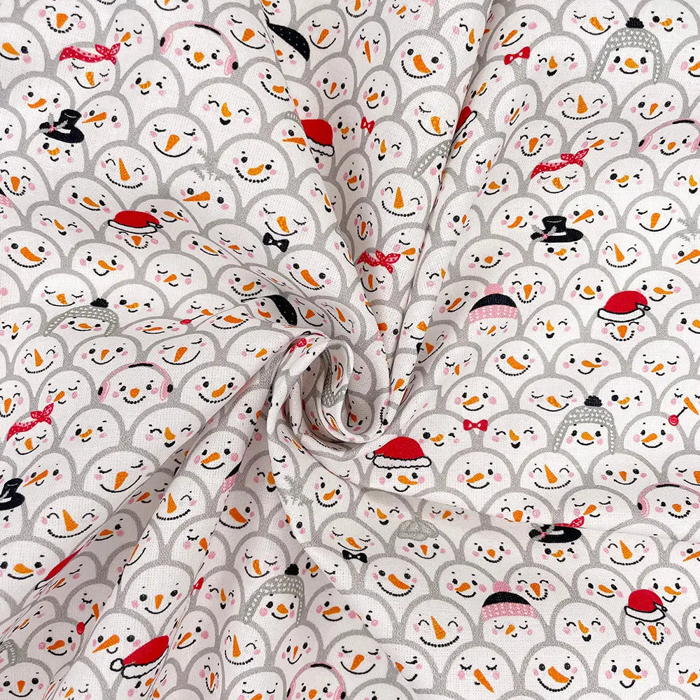 Christmas Digital Printed 100% Cotton Fabric | Festive Holiday Designs 150gsm 55" (140cm) Wide – Sold by the Meter