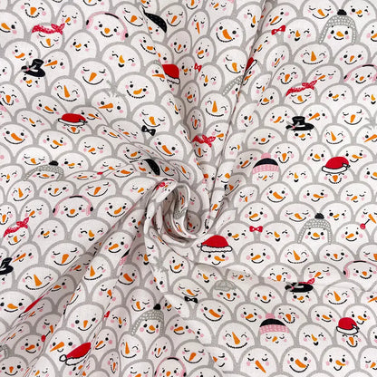 Christmas Digital Printed 100% Cotton Fabric | Festive Holiday Designs 150gsm 55" (140cm) Wide – Sold by the Meter