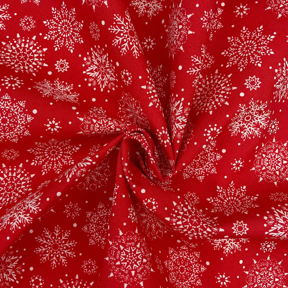 Christmas Digital Printed 100% Cotton Fabric | Festive Holiday Designs 150gsm 55