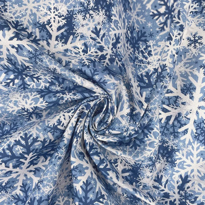Christmas Digital Printed 100% Cotton Fabric | Festive Holiday Designs 150gsm 55" (140cm) Wide – Sold by the Meter