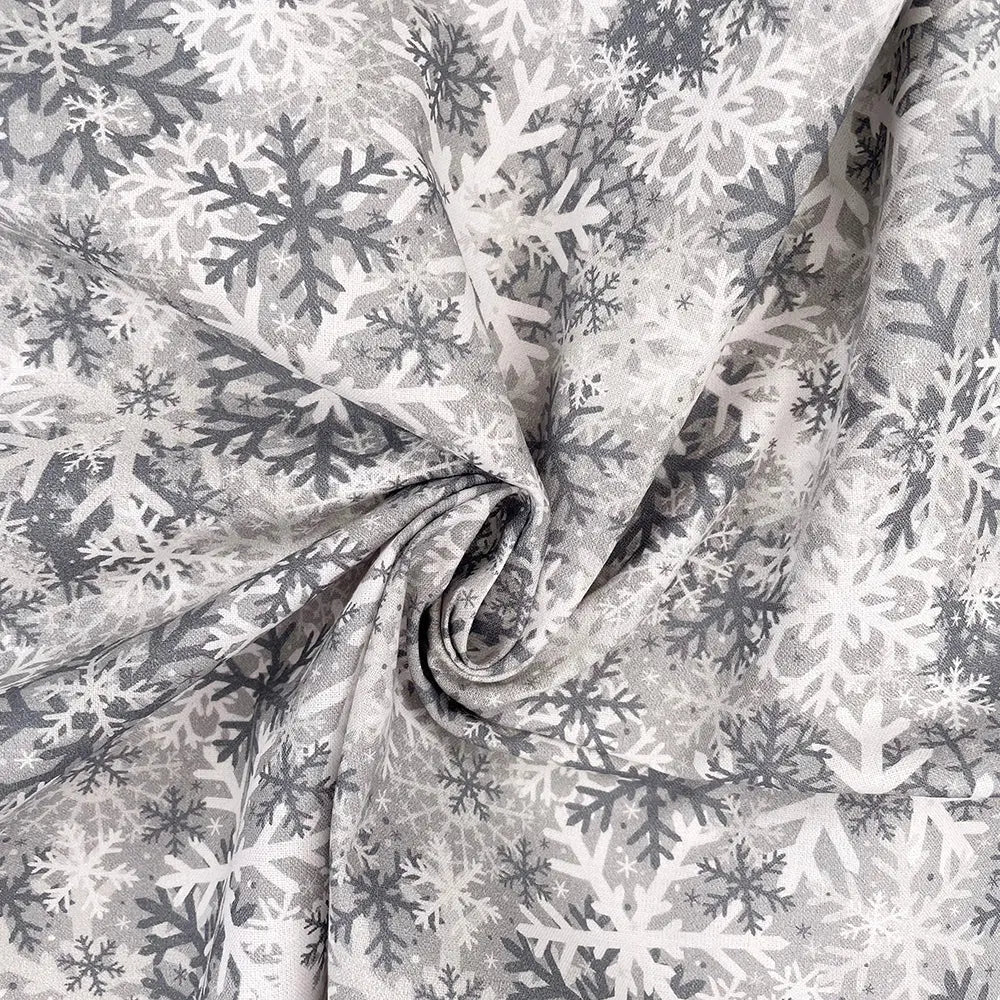 Christmas Digital Printed 100% Cotton Fabric | Festive Holiday Designs 150gsm 55