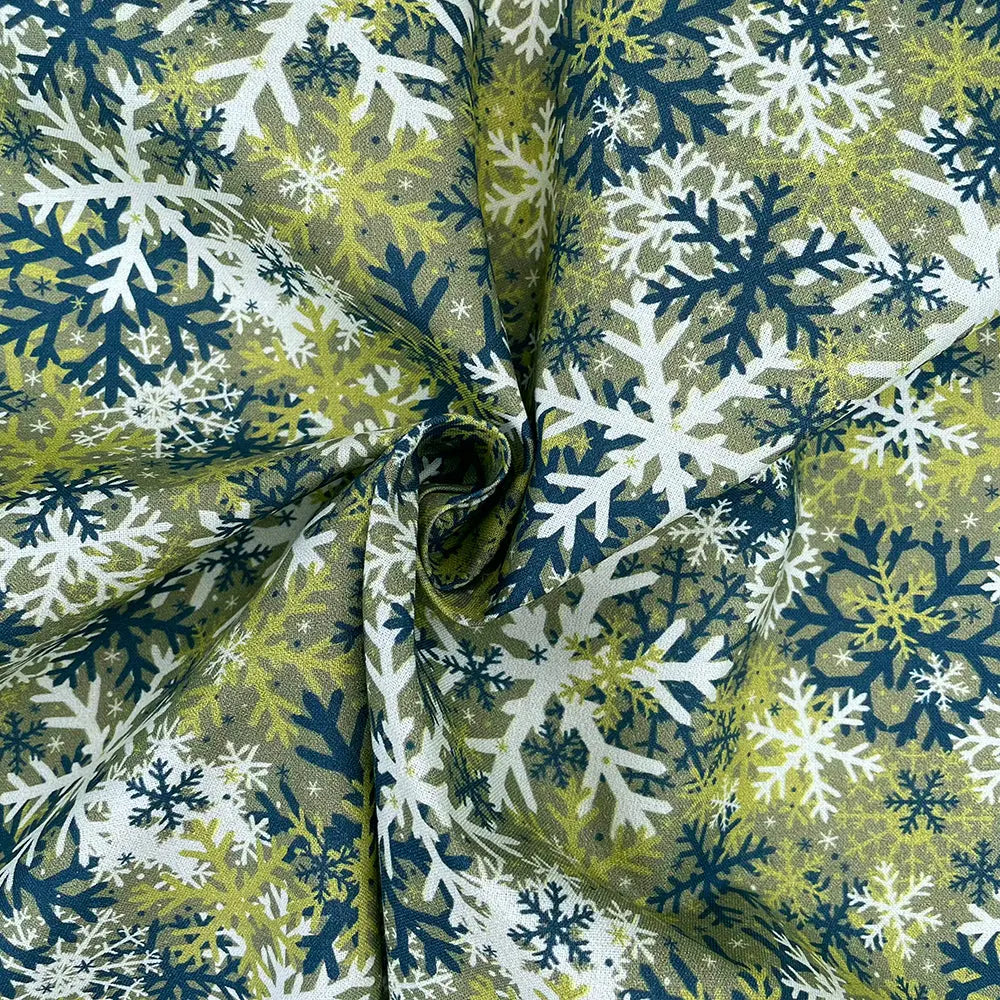 Christmas Digital Printed 100% Cotton Fabric | Festive Holiday Designs 150gsm 55