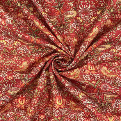 William Morris Digital Printed 100% Cotton Fabric | Classic Arts & Crafts Designs 150gsm 55" (140cm) Wide – Sold by the Meter