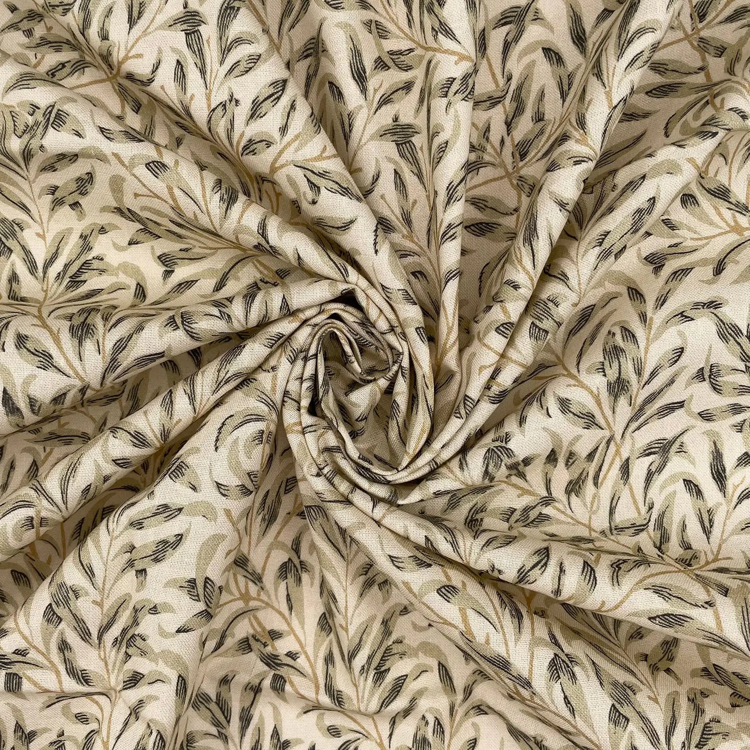 William Morris Digital Printed 100% Cotton Fabric | Classic Arts & Crafts Designs 150gsm 55