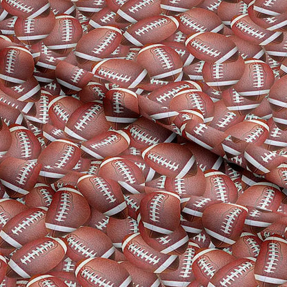 Sports Digital Printed 100% Cotton Fabric | Football, Soccer, Baseball, Basketball & Tennis Designs | 150gsm 55" (140cm) Wide – Sold by the Meter