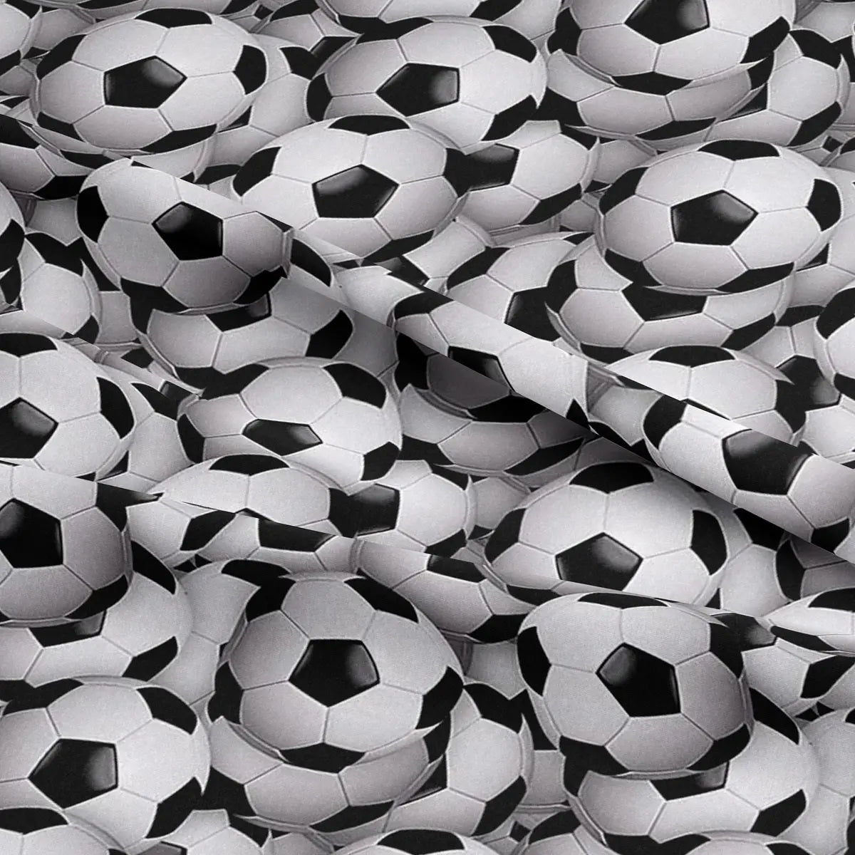 Sports Digital Printed 100% Cotton Fabric | Football, Soccer, Baseball, Basketball & Tennis Designs | 150gsm 55" (140cm) Wide – Sold by the Meter