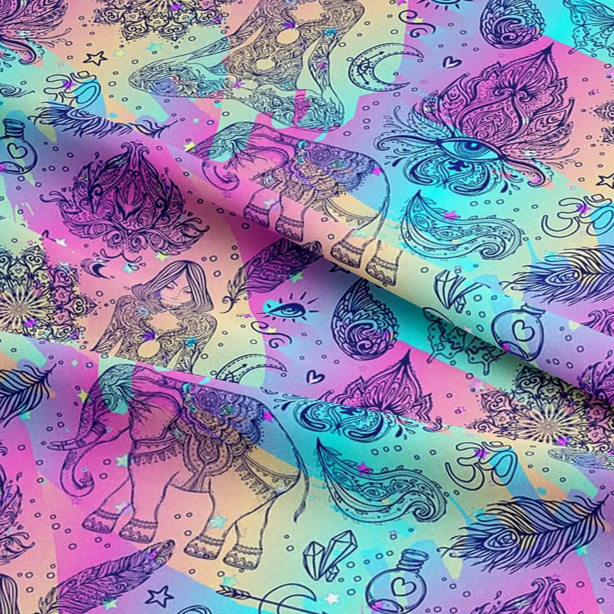 Digital Printed 100% Cotton Fabric | 150gsm 55" (140cm) Wide OEKO-TEX® Standard 100 Certified – Sold by the Meter