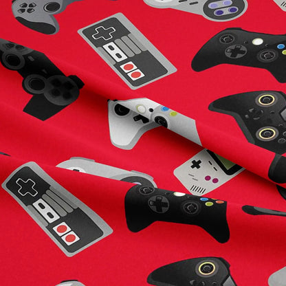 Gaming Digital Printed 100% Cotton Fabric | 150gsm 55" (140cm) Wide | OEKO-TEX® Standard 100 Certified – Sold by the Metre