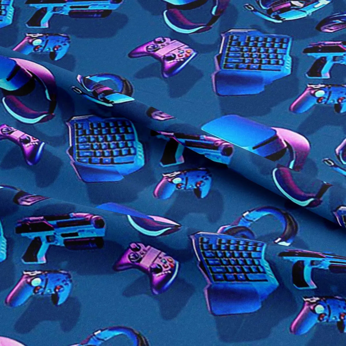Gaming Digital Printed 100% Cotton Fabric | 150gsm 55