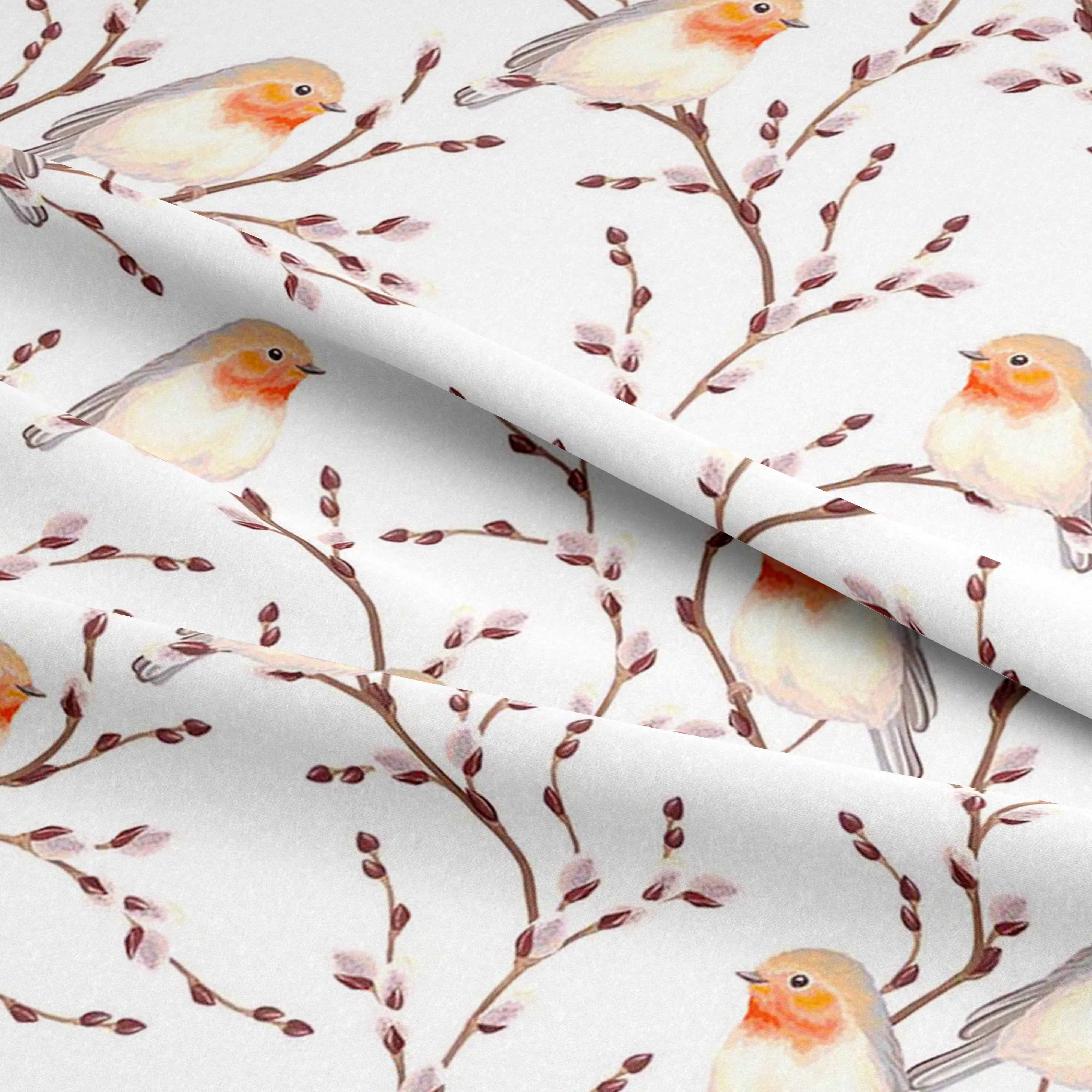 Christmas Digital Printed 100% Cotton Fabric | Festive Holiday Designs 150gsm 55