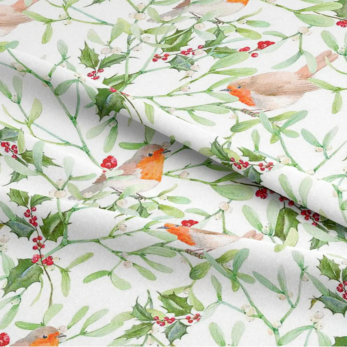 Christmas Digital Printed 100% Cotton Fabric | Festive Holiday Designs 150gsm 55