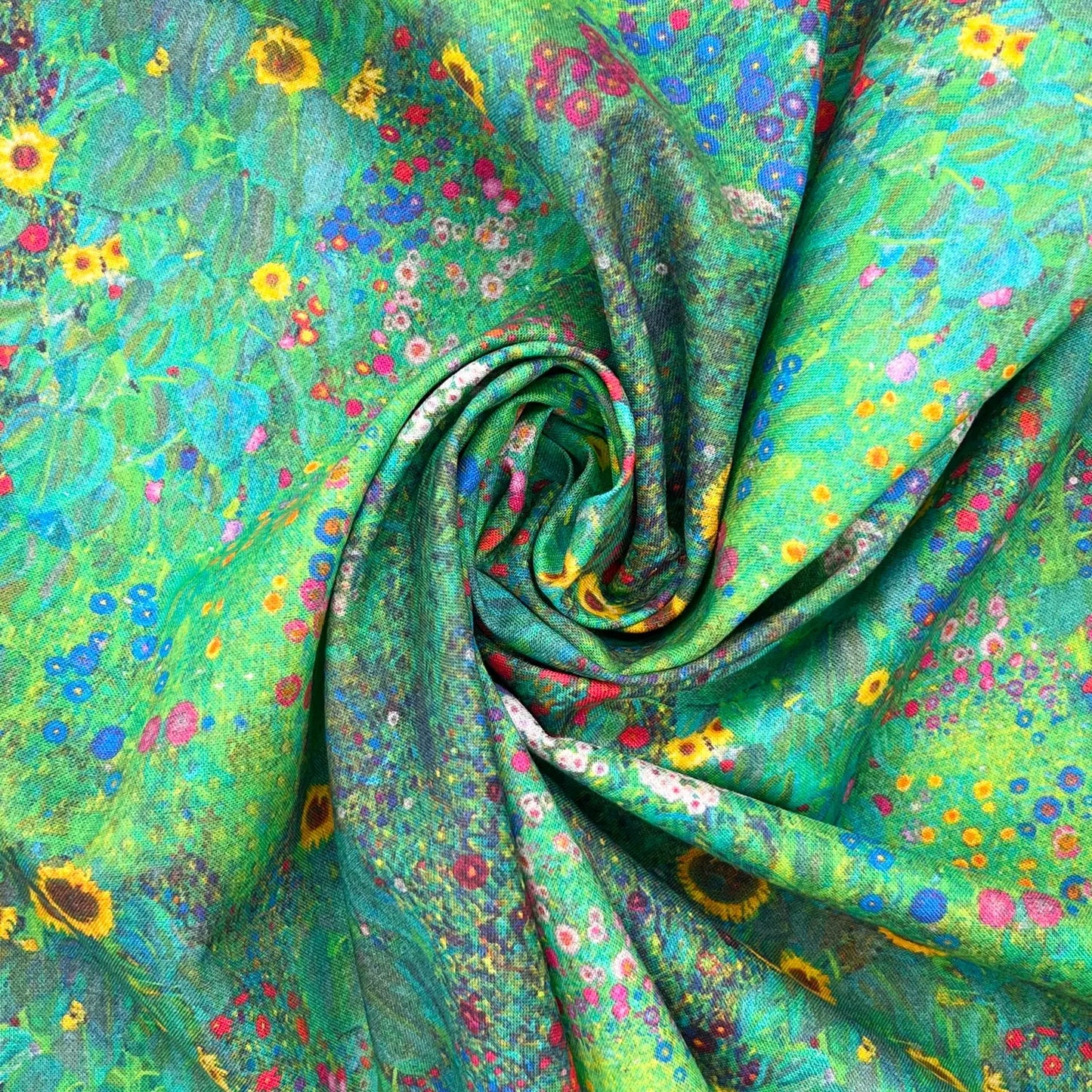 Gustav Klimt Digital Printed 100% Cotton Fabric | Art Inspired Designs 150gsm 55" (140cm) Wide – Sold by the Meter
