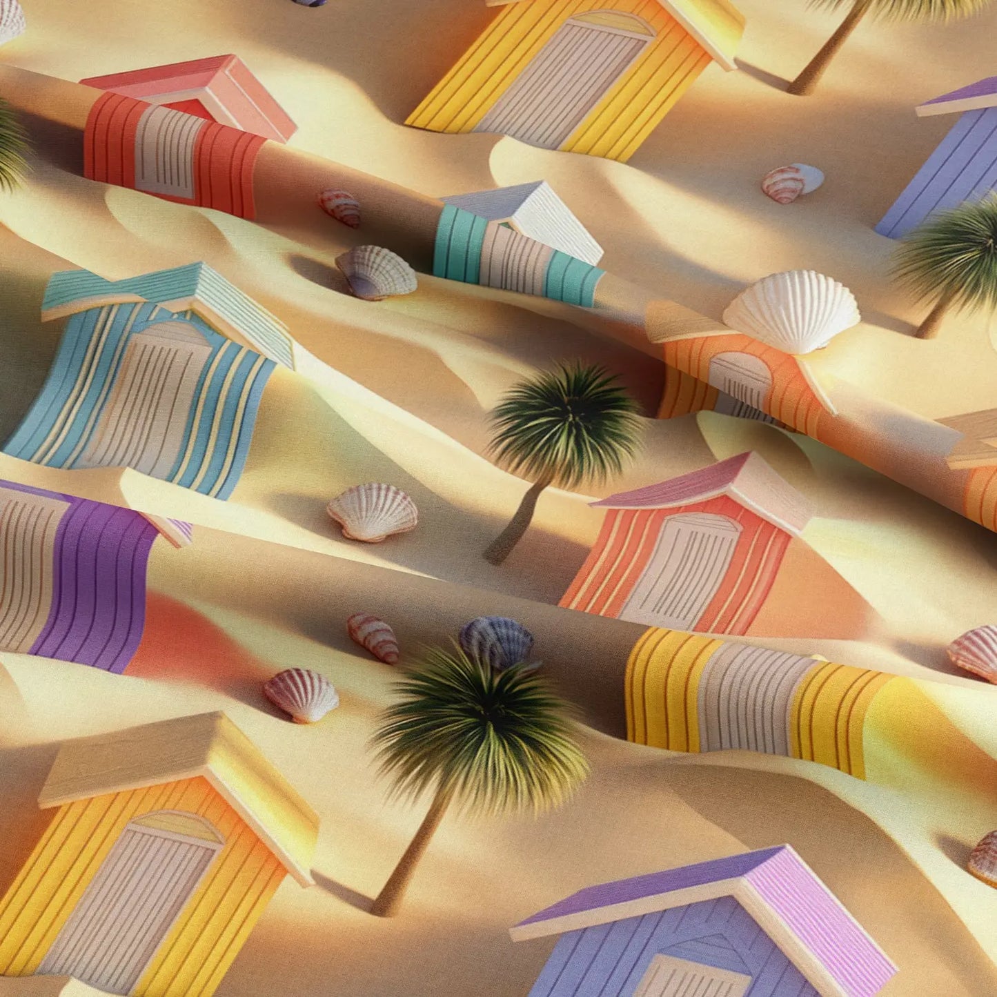 100% Cotton 3D Embroidered & Textured Print Fabric | Soft Lightweight Dressmaking Cotton 55" (140cm) Wide Craft & Sewing Material – Sold by the Meter