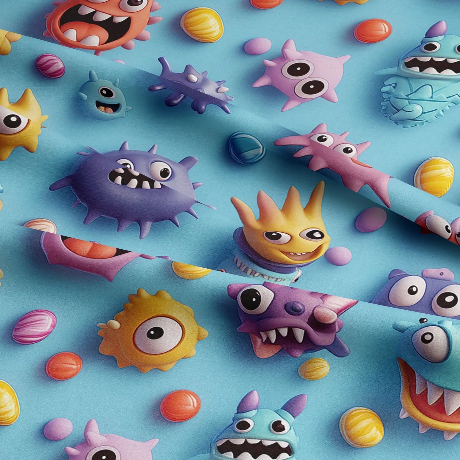 100% Cotton 3D Embroidered & Textured Print Fabric | Soft Lightweight Dressmaking Cotton 55