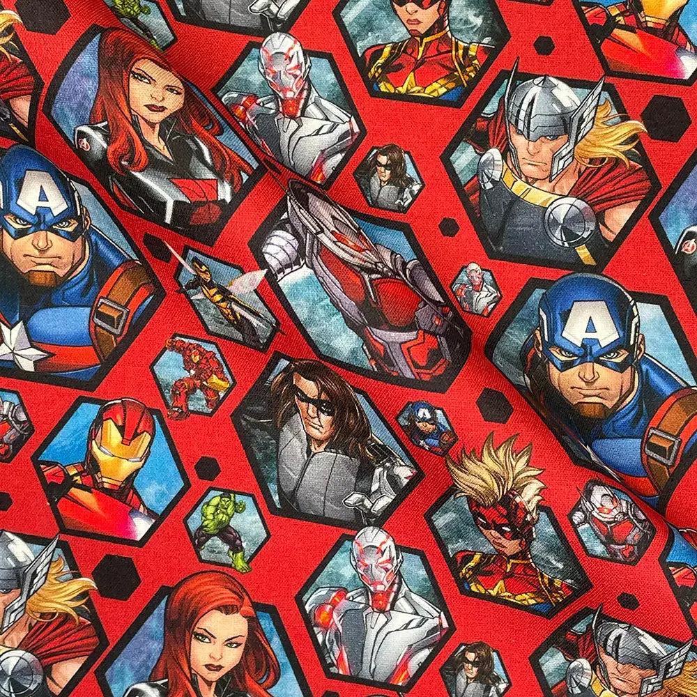 Licensed Digital Printed 100% Cotton Fabric | Character & Movie Designs 150gsm 55