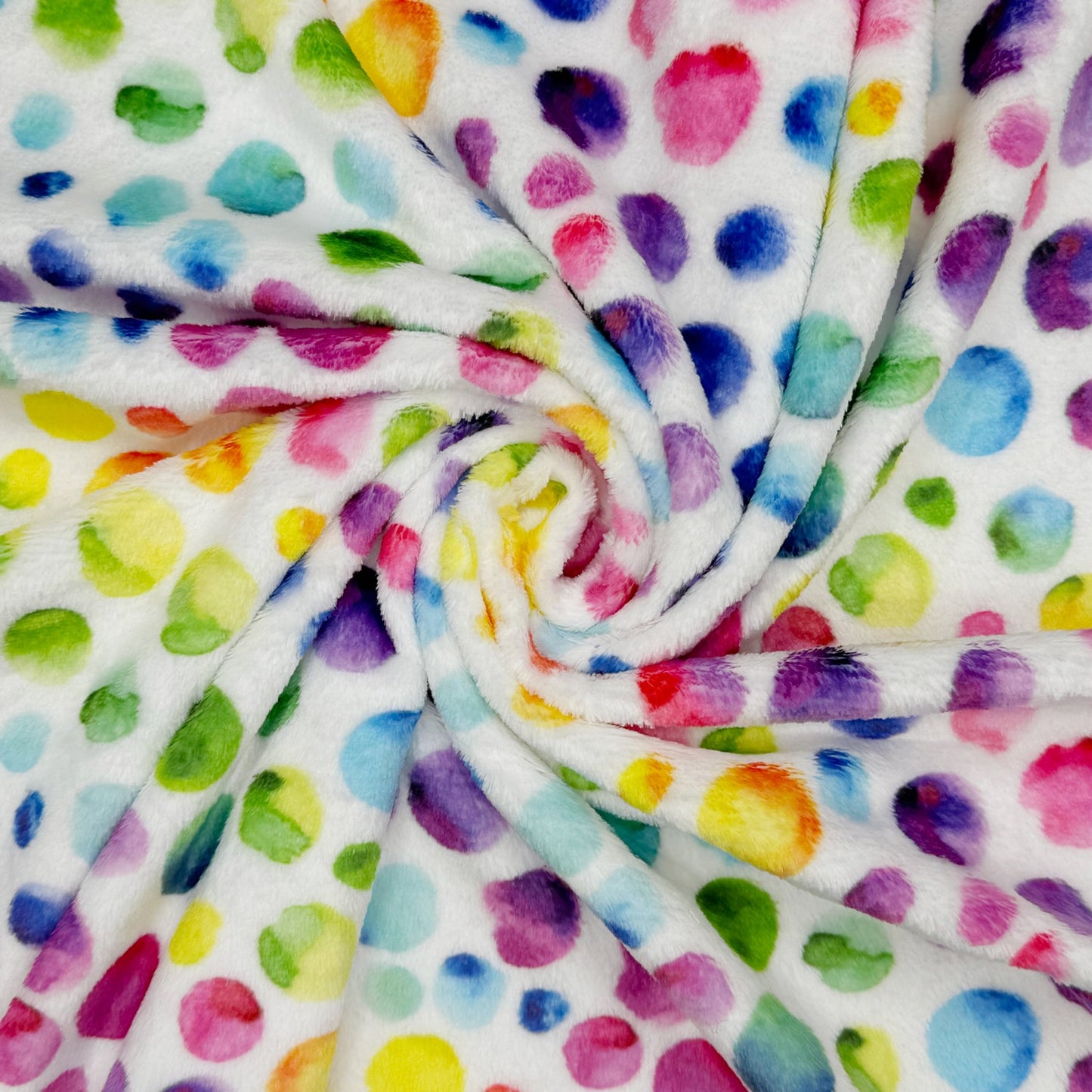 Printed Luxury Cuddle Fleece Fabric | Super Soft Plush Polyester 59" (150cm) Wide – Sold by the Meter