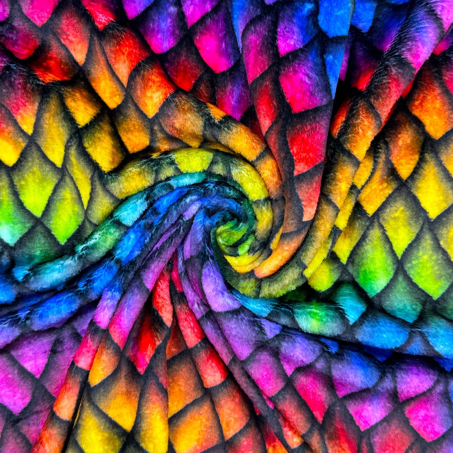 Printed Luxury Cuddle Fleece Fabric | Super Soft Plush Polyester 59" (150cm) Wide – Sold by the Meter