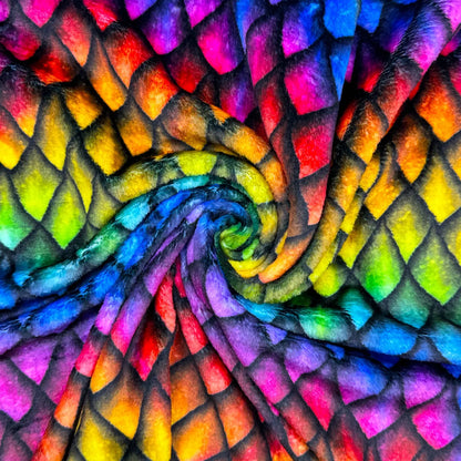 Printed Luxury Cuddle Fleece Fabric | Super Soft Plush Polyester 59" (150cm) Wide – Sold by the Meter