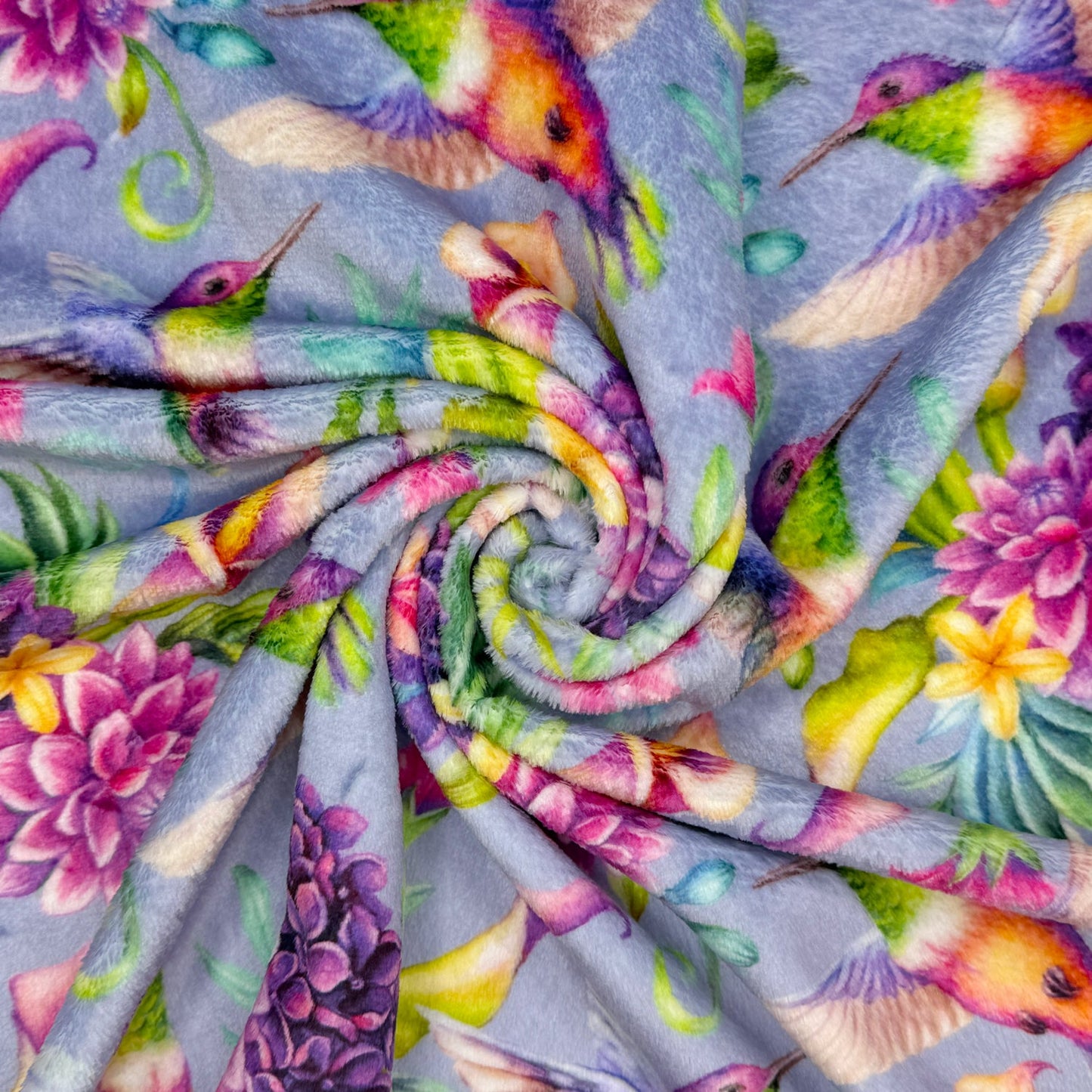 Printed Luxury Cuddle Fleece Fabric | Super Soft Plush Polyester 59" (150cm) Wide – Sold by the Meter