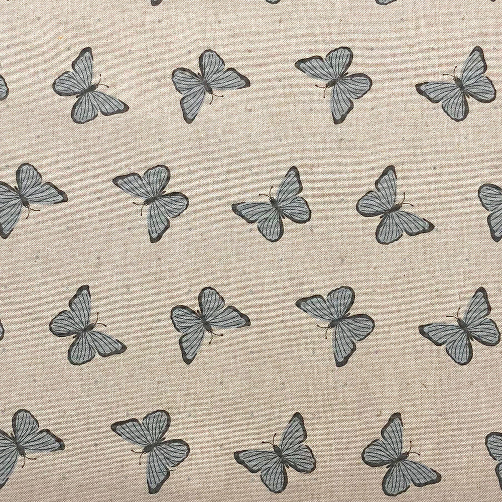 Cotton Rich Linen Look Printed Panama Fabric | Decorative Craft & Home Fabric 55