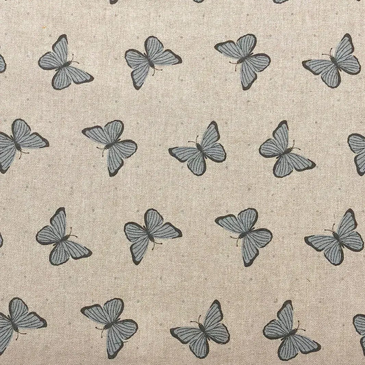 Linen Butterflies Blue (CL012)